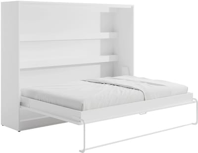 Vente-unique Bedkast hout wit 140 x 200 cm