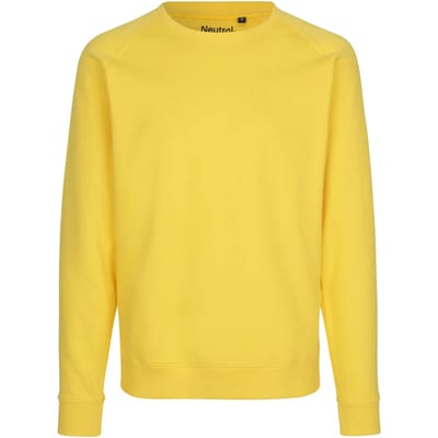 Neutral - Unisex Sweatshirt - Yellow - 100% Biologisch Katoen maat XS
