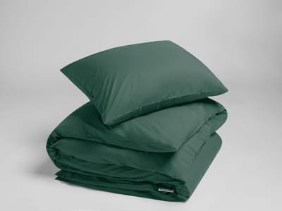Yumeko dekbedovertrek percal katoen bosgroen 140x200 + 1/60x70 - Bio, eco & fairtrade