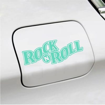 Bumpersticker - Rock N Roll - 5,7 X 14,8 - Mint