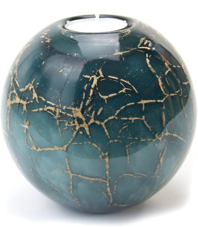 Loranto - Mini Urn - Waxinelichthouder - Glasurn - 500ml - Handgemaakt