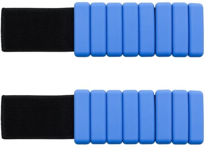 Dailygoods- Gewichtsmanchetten 1 kg - Draagbaar - Verstelbaar - Siliconen - Voor yoga/dans/hardlopen - Comfortabel en huidvriendelijk - Polsgewichten