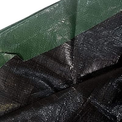 Afdekzeil voor ovale en achtvormige zwembaden tot 730 x 360 cm - 180 g/m² UV- en lichtdicht