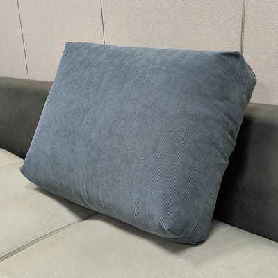 Groot Rugkussen met Ondersteuning voor Rug en Nek voor Bank en Bed - Afneembare Hoes