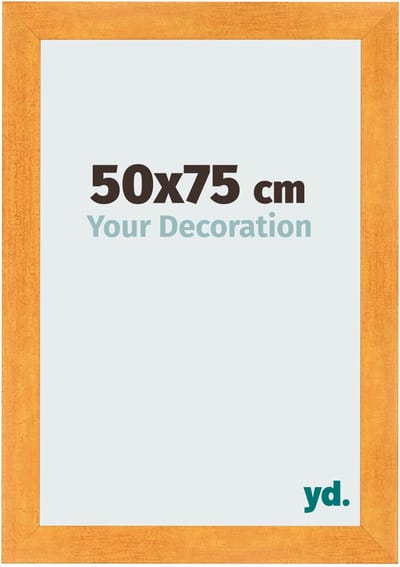 Your Decoration - Fotolijst 50x75 cm - MDF - Oranje - Pisa