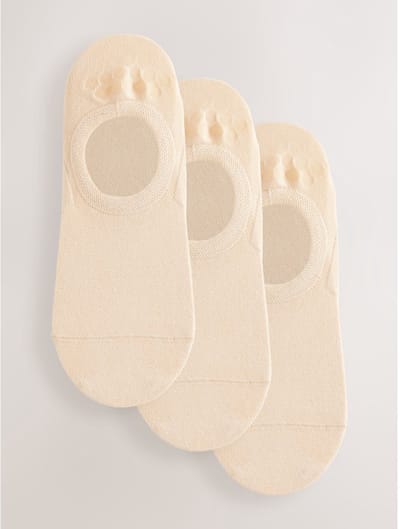 Next - Dames - 3 Paar footsies - Huidkleur
