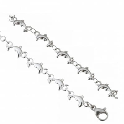 Dolfijn- armbandje- 15 cm -rvs - Charme Bijoux