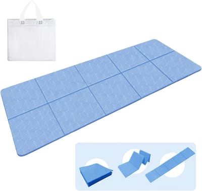 Dailygoods - Opvouwbare Yogamat voor Reizen - Lichtgewicht Antislip Fitnessmat