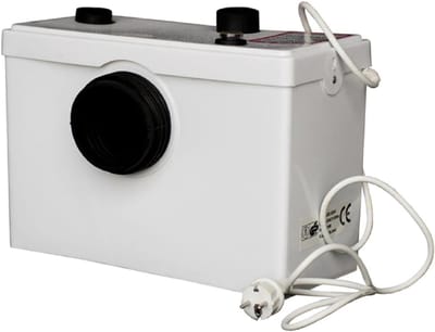 Toilet Vergruizer - Afvalwater Pomp - Sanitair Plaatsen - Meerdere Aansluitingen - 60m Horizontaal