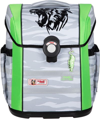 McNeill Schooltas Ergo Mac Schoolbag Tiger Grijs Veelkleurig