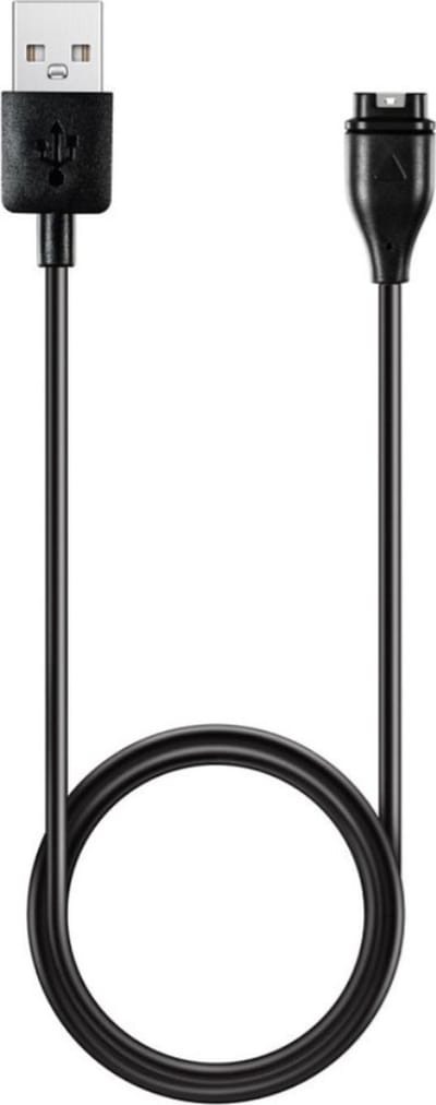 Oplaadkabel geschikt voor Garmin Instinct Forerunner Fenix Vivoactive - USB kabel - 1.0 meter - Zwart