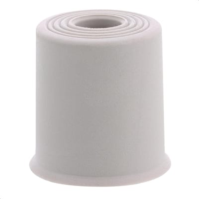 Vloerdeurstopper Wandstopper - Deurstopper Rubber - Deuren Beschermen - Massief Rubber Buffer - 35 x 35 mm - Grijs