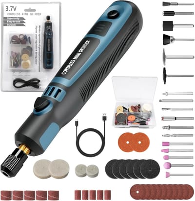 Multifunctioneel Gereedschap - Draagbare Graveerset - Graveren Boren Polijsten - 50 Delige Accessoires - Compact Ontwerp