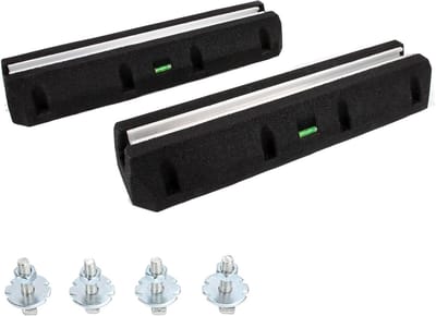 Vloerconsole Dempingsbasis - Anti-vibratie Voetstuk - Airco Warmtepomp - Waterpas Inclusief - 600 mm - Zwart