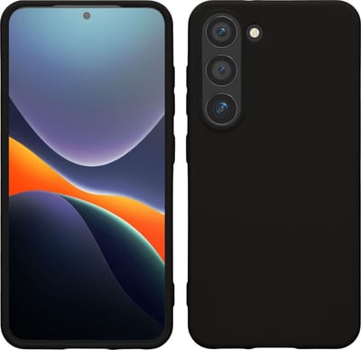 kwmobile telefoonhoesje geschikt voor Samsung Galaxy S23 - Hoesje voor smartphone - Back cover in zwart
