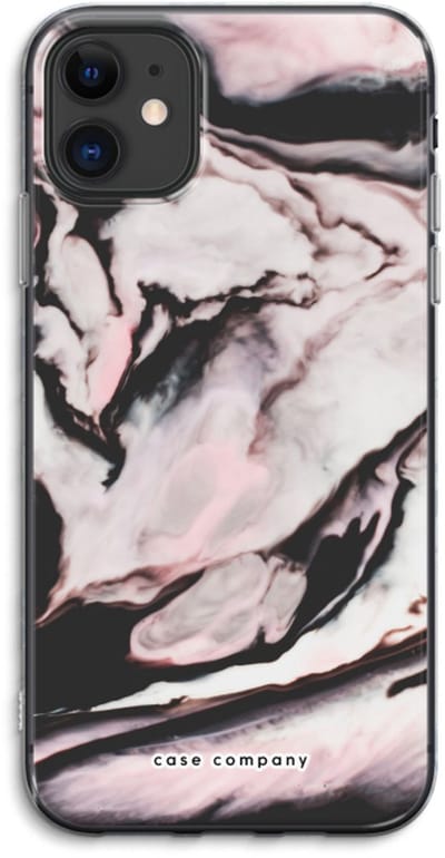 Case Company® - Hoesje geschikt voor iPhone 11 hoesje - Roze stroom - Soft Cover Telefoonhoesje - Bescherming aan alle Kanten en Schermrand