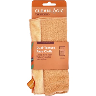 CleanLogic, Bain et corps, mouchoir en papier à double texture, 1 pièce