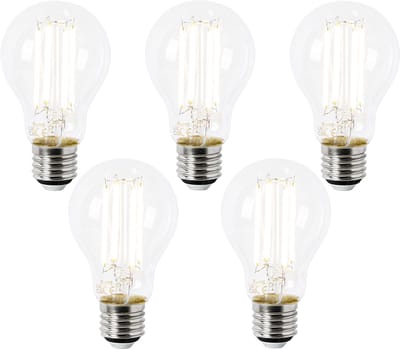 LUEDD Set van 5 E27 LED lamp A60 helder 2,2W 470 lm 2700K