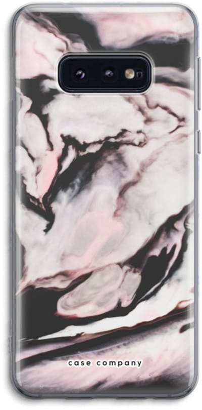 Case Company® - Hoesje geschikt voor Samsung Galaxy S10e hoesje - Roze stroom - Soft Cover Telefoonhoesje - Bescherming aan alle Kanten en Schermrand