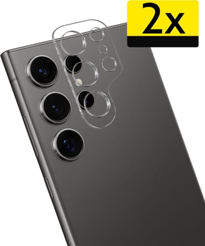 Camera Lens Protector - Geschikt voor Samsung Galaxy S24 Ultra - 2 Stuks - Camera Screenprotector - Beschermglas - Gehard Glas - Tempered Glass - Screen Protector