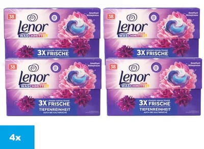 Lenor pods Amethyst 4x38 Wasbeurten
