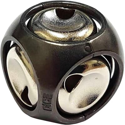 Metalen Puzzel - Denkspel - Hersenkraker - Moeilijkheidsgraad 3 - 5 x 8 x 12 cm - Grijs