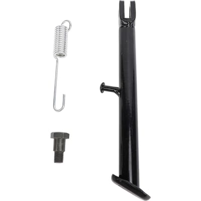 225mm Motorfiets Zijstandaard Metaallegering Antislip Zijstandaard Parkeerstandaard voor Z50 black