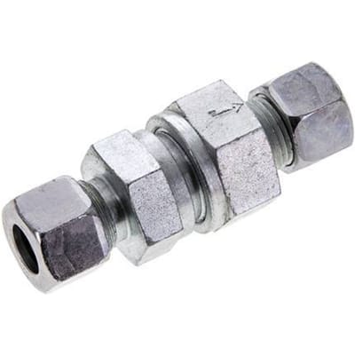 12L (M18x1.5) Elektrolytisch verzinkt Stalen Terugslagklep Snijring 2-250 bar ISO 8434-1