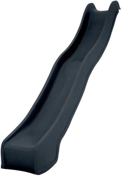 Losse Module Glijbaan / Afrijzer 3 meter Antraciet voor platformhoogte 150cm | Schuifaf 300cm van HDPE Kunststof voor o.a. Speeltoestel en Speelhuis