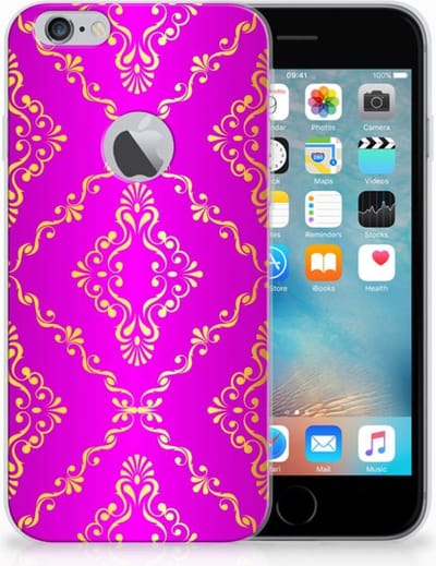 Siliconen Hoesje Apple iPhone 6 Plus | 6s Plus Barok Roze