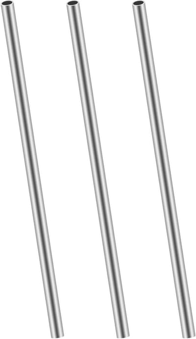 Roestvrijstalen Buis - Metaal Buis - Doe-het-zelf Projecten - Naadloze Constructie - 3 stuks 300 mm - Zilver