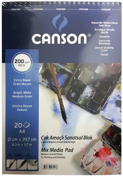 Multifunctionele Schilderblok 200Gr A4 - Spiraal Top Scrapbook