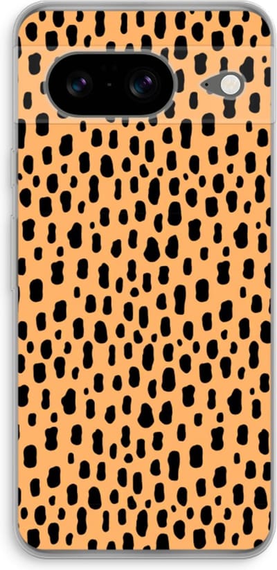 Case Company® - Hoesje geschikt voor Google Pixel 8 hoesje - Panter - Soft Cover Telefoonhoesje - Bescherming aan alle Kanten en Schermrand