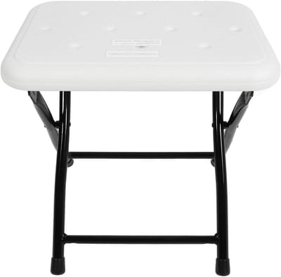 Douchestoel - Kruk Douchekruk - Veilig Douchen - Antislipvoeten - 385 cm - Wit