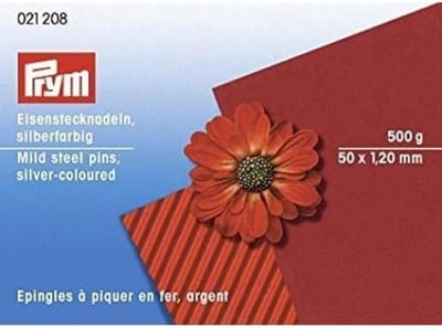 Stalen kopspelden zilver 1,20 x 50 mm - 500 gram