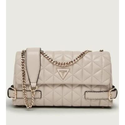 Guess Paisleigh Crossbodytas Kleine Dames - Imitatieleer - Taupe