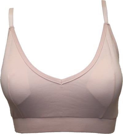 Vanilla - Soft Bra - Dames Lingerie, Bralette, Bh, Beha - Roze - Maat L