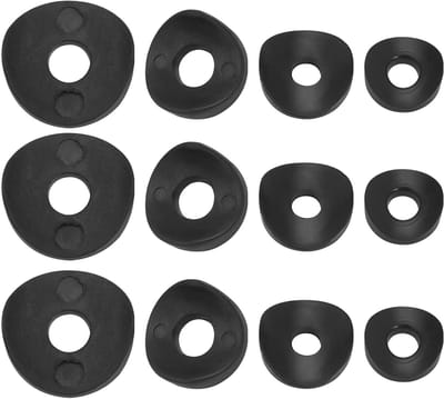 Dailygoods- Bushings 100 Stuks - Gebogen Ringen M6/M8 - Ronde Pijp Afdichtingen - Plastic Spacer Mouwen - Lichtgewicht/Corrosiebestendig - Voor Meubelvoet - Afstandsringen