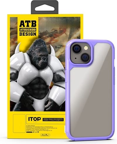 ATB – Anti Shock – iphone 15 Plus – Backcover Transparant Paars