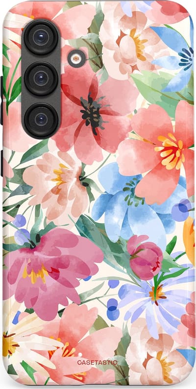 Casetastic Hoesje Geschikt voor Samsung S25 - Stijlvolle Beschermende Duo-layer Case - Tuin van tinten