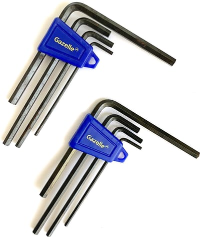 Gazelle inbussleutelset - Inbussleutel - 2 sets - origineel Gazelle inbusset - ideaal voor zadels op hoogte stellen