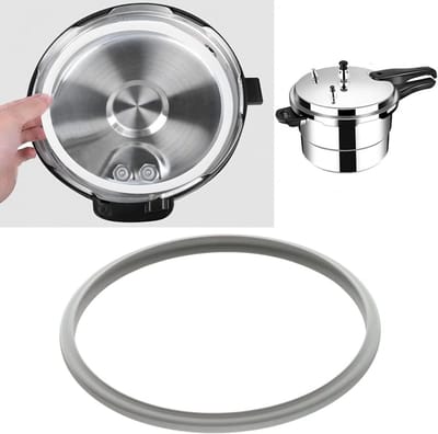 Drukpan Afdichtring - Reserve Rubber - Veilig Koken - Duurzaam Siliconen - Diverse Maten - Grijs