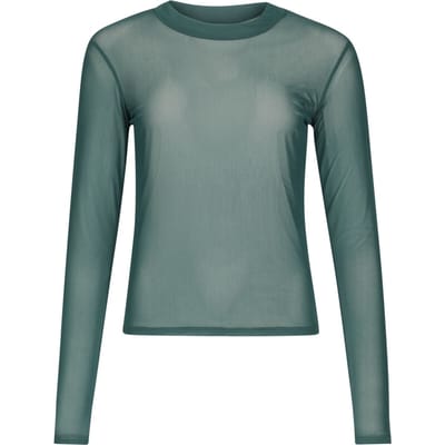 Black Premium by EMP Shirt met lange mouwen - Essential - Mesh - S tot XXL - voor Vrouwen - groen