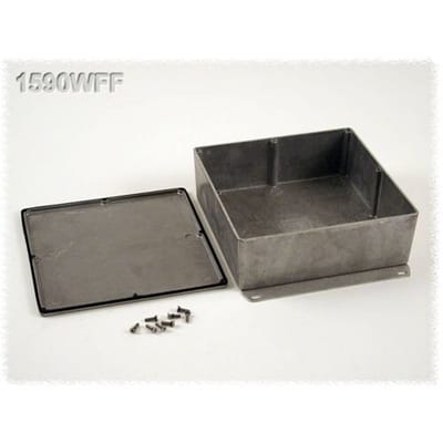 Hammond Electronics 1590WFF Universele behuizing 187.5 x 187.5 x 67 Aluminium Natuur 1 stuk(s)