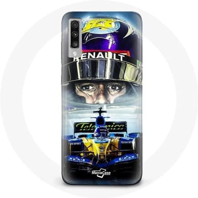 Case voor Samsung Galaxy A70 Formule 1 Fernando Alonso Díaz Spaanse F1-coureur