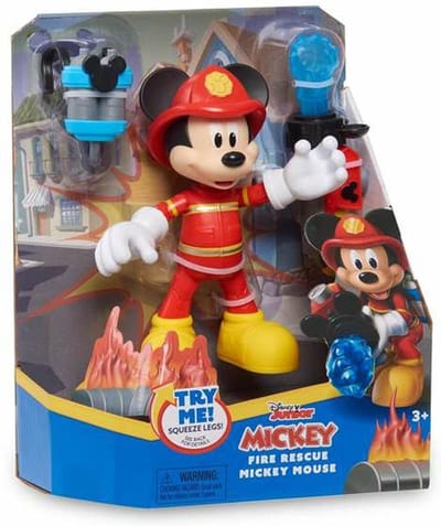 Actiefiguren Mickey Mouse Mickey Fireman 15 cm