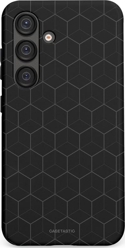 Casetastic Hoesje Geschikt voor Samsung S25 - Stijlvolle Beschermende Duo-layer Case - Hexago