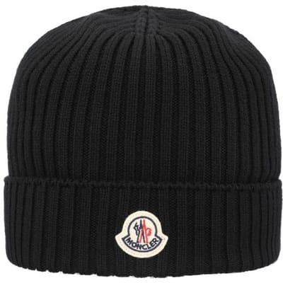 Moncler Muts Met Logo Patch M1131 999 3B00006 M1131 999 (L) black