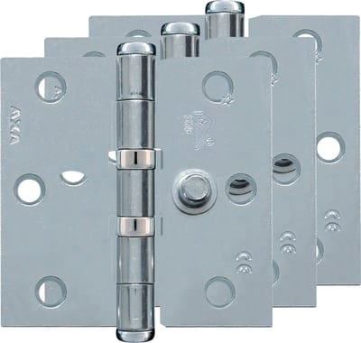 AXA veiligheidsscharnier | SKG ** | 76 x 76 mm | rechte hoeken | 3 STUKS