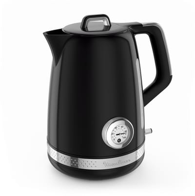 Moulinex Soleil BY3558E0 – Waterkoker - 1,7 L – Snelle opwarming - 2400 W – Uitneembaar kalkfilter - Zwart